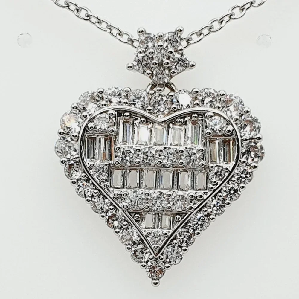 💥 Lovely Latest Full Zircon Pendent Necklace for Women, EVGG1013 - Picture 5 of 12